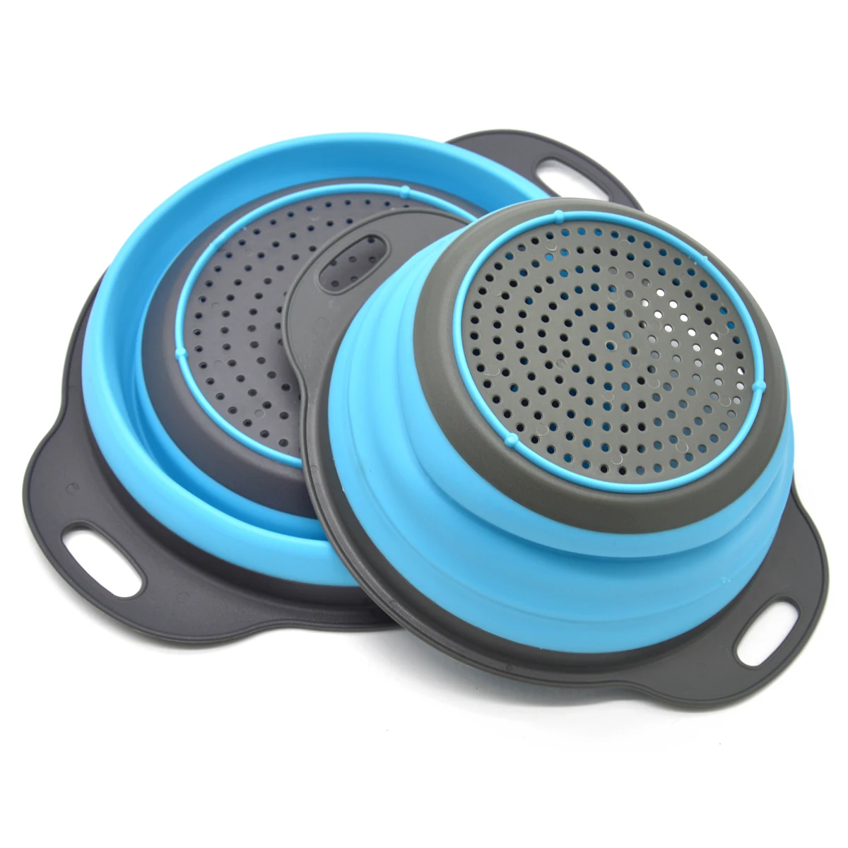 QY the new filter foldable drainer with handle kitchen tool foldable silica gel filter pipe fruit and vegetable washing basket, Natural
QY the new filter foldable drainer with handle kitchen tool foldable silica gel filter pipe fruit and vegetable washing basket, Natural