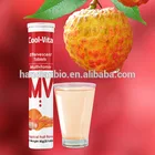 Certified Effervescent Tablet Vitamin Orange Flavor GMP Certified Vitamin C 1000mg Zinc 10mg Effervescent Tablets