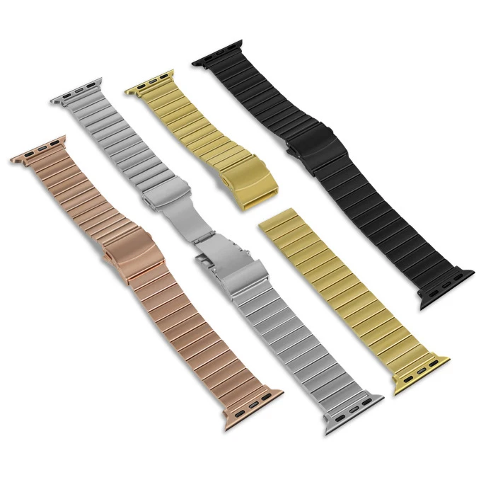 Dana New Design Buckle Metal Watch Band for iWatch 6 5 4 SE 24mm Apple Watch Strap, 4 colors
Dana New Design Buckle Metal Watch Band for iWatch 6 5 4 SE 24mm Apple Watch Strap, 4 colors