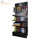 Easy Assemble Metal Material Display Shelves For Retail Stores