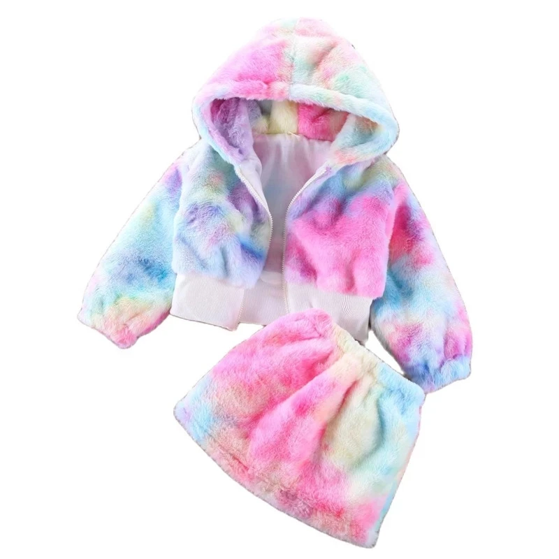 Winter children's jacket girls faux fur jacket two-piece thick cotton coat baby girl clothing hooded suit skirt
Winter children's jacket girls faux fur jacket two-piece thick cotton coat baby girl clothing hooded suit skirt