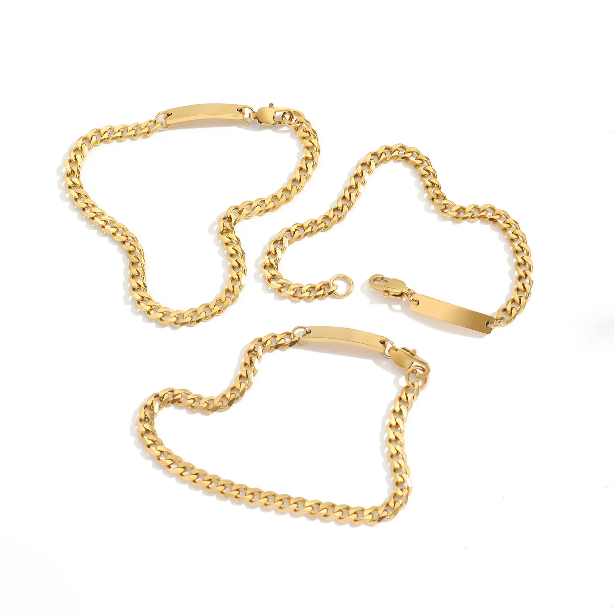 eManco 4mm Custom Personalized Valentine's Day Couple Stainless Steel Cuban Chain Bracelet Cuban Link Bracelet
eManco 4mm Custom Personalized Valentine's Day Couple Stainless Steel Cuban Chain Bracelet Cuban Link Bracelet