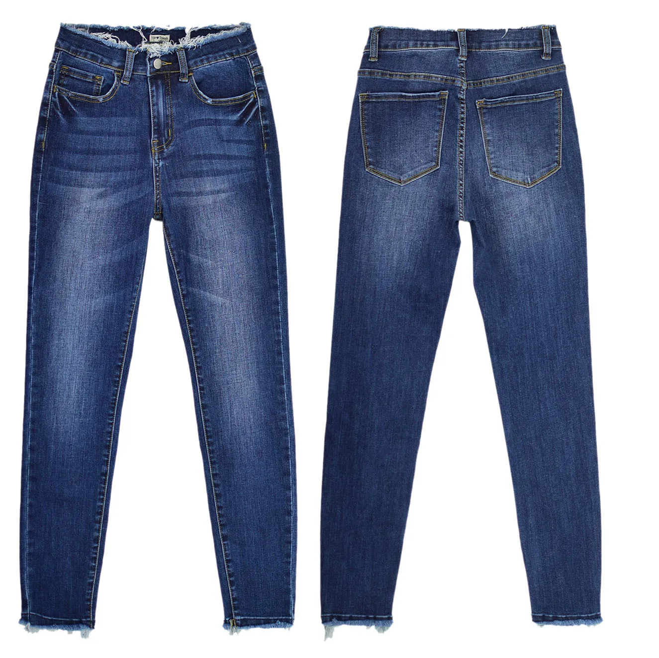 High waist women jeans fashion skinny jeans pant whisker irregular hem jeans for women
High waist women jeans fashion skinny jeans pant whisker irregular hem jeans for women