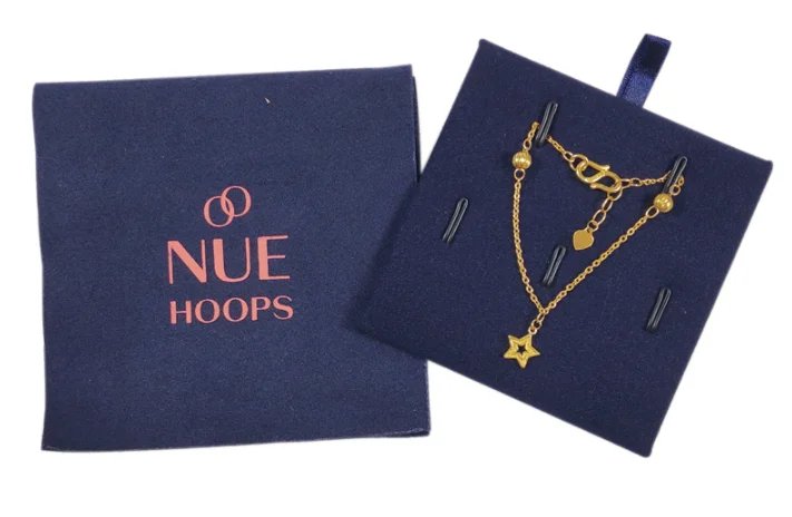 drawstring custom printed logo jewelry pouch mini