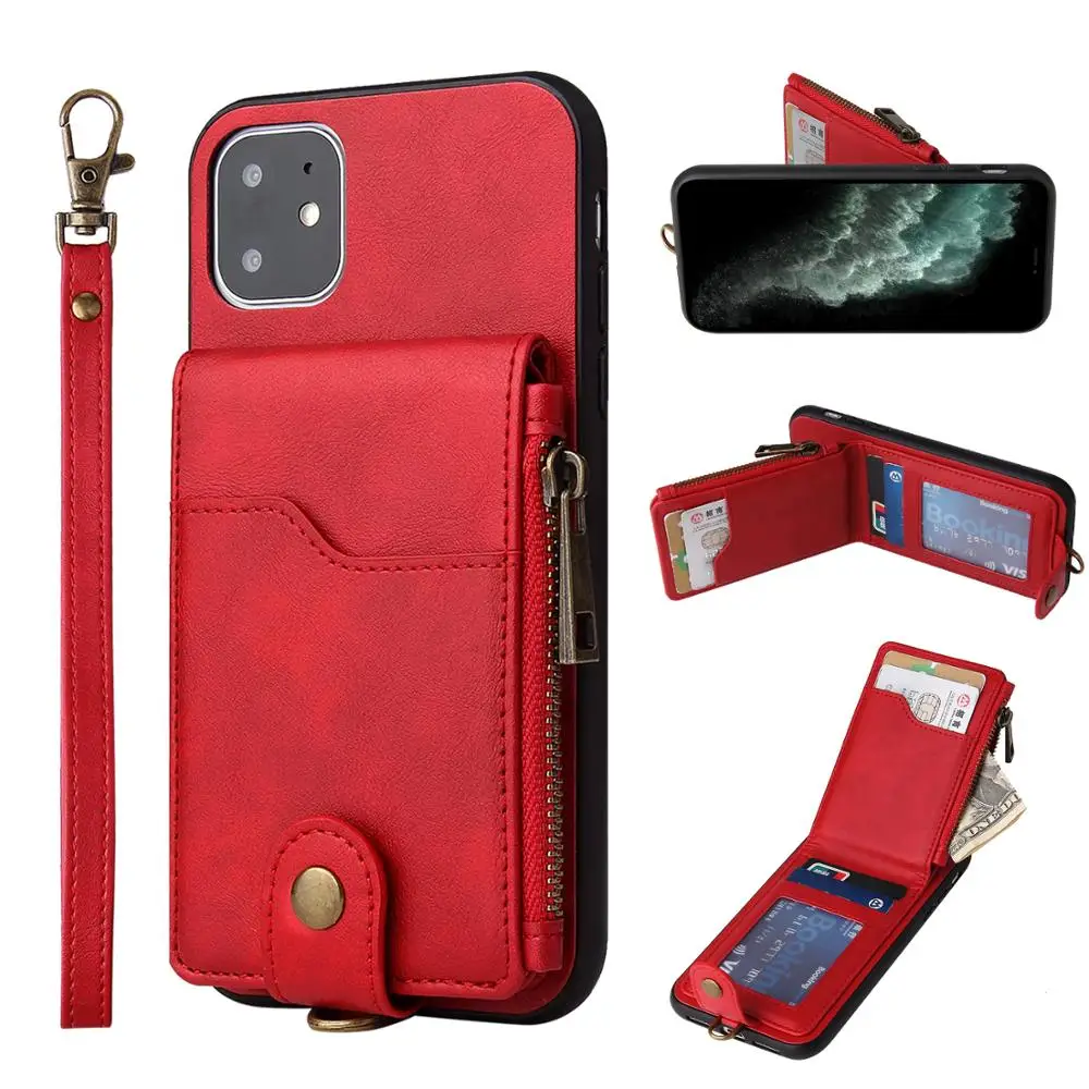 Multi Function Magnetic Clasp Shockproof Wallet Cover Card Slots Leather Wallet Phone Case for iPhone, Multiple colors
Multi Function Magnetic Clasp Shockproof Wallet Cover Card Slots Leather Wallet Phone Case for iPhone, Multiple colors