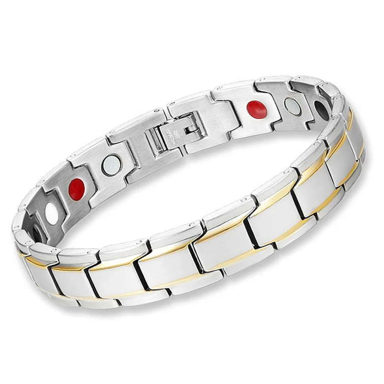 Health Magnetic Bracelet Male Stainless Steel Wrist Band Magnetic Bracelet Men Hand Chain Energy Germanium Bracelets for Men, 5 colors
Health Magnetic Bracelet Male Stainless Steel Wrist Band Magnetic Bracelet Men Hand Chain Energy Germanium Bracelets for Men, 5 colors