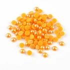 Wholesale Artificial Flat Back ABS Pearl Beads High Quality Faux Plastic Pearl Beads