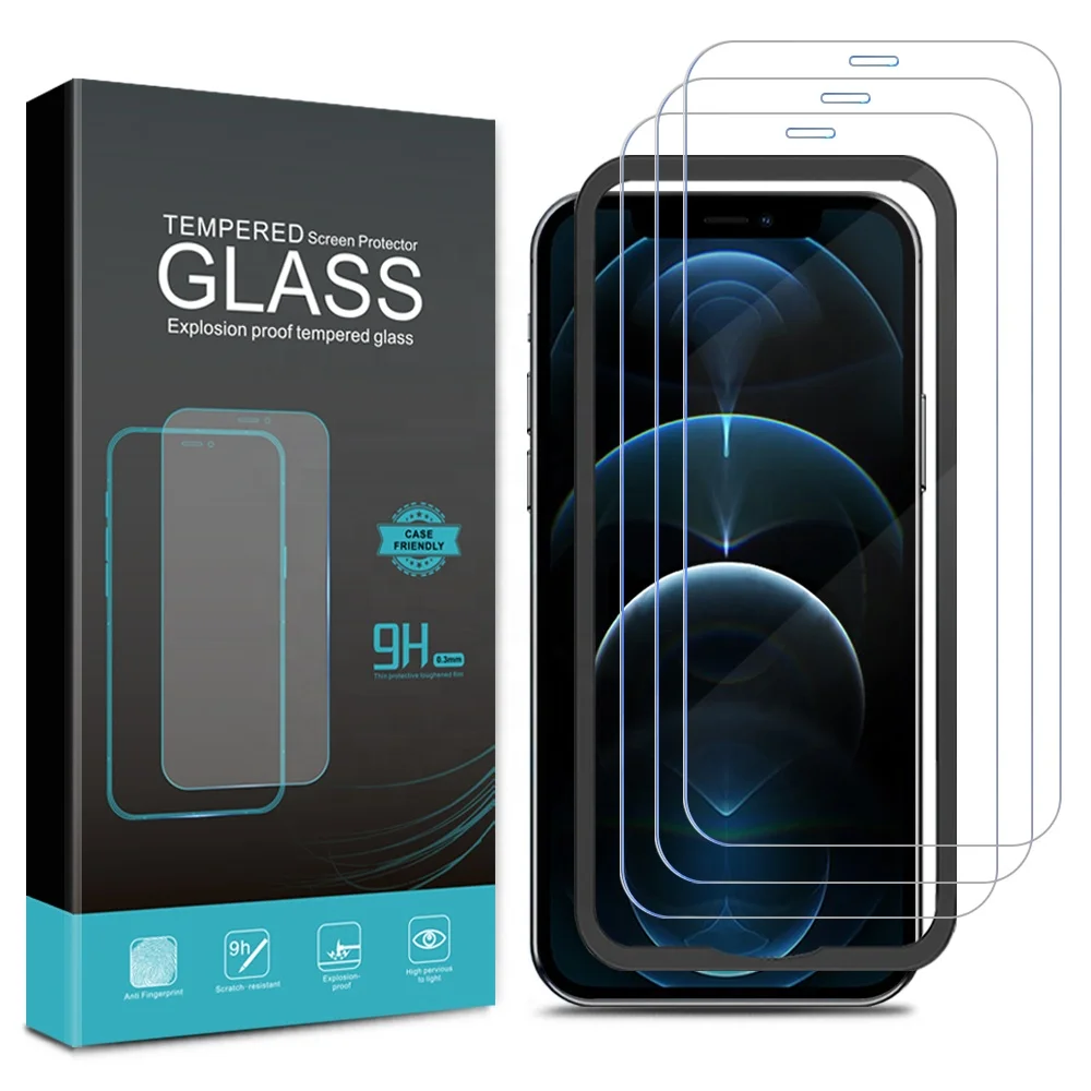Maximum Display Protection 3 Pack Screen Protector for iPhone 12 / 12 Pro HD Clear Glass
Maximum Display Protection 3 Pack Screen Protector for iPhone 12 / 12 Pro HD Clear Glass