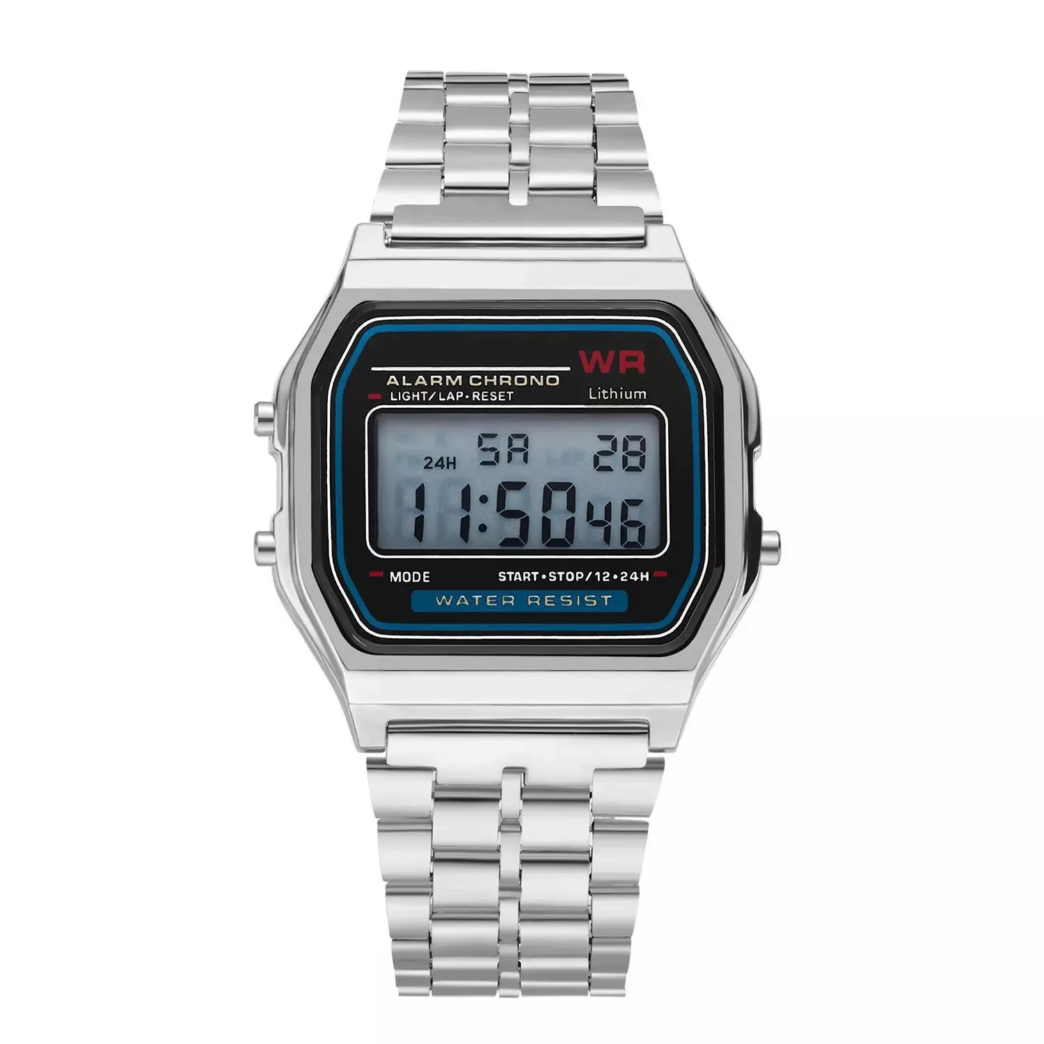 Vintage Digital Wristwatches LED Digital Steel Belt Quartz Wrist Watch Dress Golden Unisex Wrist, 4 colors
Vintage Digital Wristwatches LED Digital Steel Belt Quartz Wrist Watch Dress Golden Unisex Wrist, 4 colors