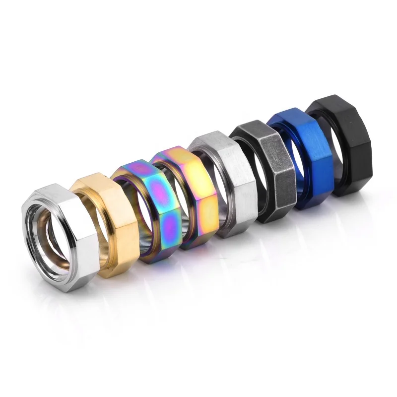 Factory Direct Sale Hip Hop Mens Simple 316L Stainless Steel Nuts Rings, Gold,silver,black,blue,multi
Factory Direct Sale Hip Hop Mens Simple 316L Stainless Steel Nuts Rings, Gold,silver,black,blue,multi