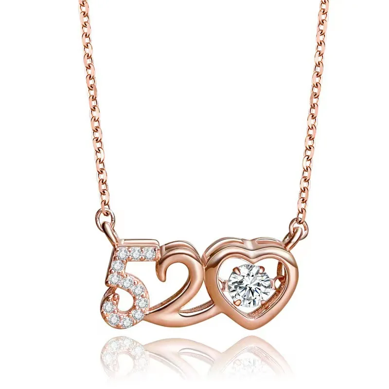 Hot Selling Fashion Smart 520 Beating Heart Necklace Summer Light Luxury Simple Love Clavicle Chain Necklace
Hot Selling Fashion Smart 520 Beating Heart Necklace Summer Light Luxury Simple Love Clavicle Chain Necklace