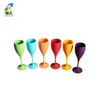 plastic disposable plastic wine tasting cup stemless insulated wine tumbler cup