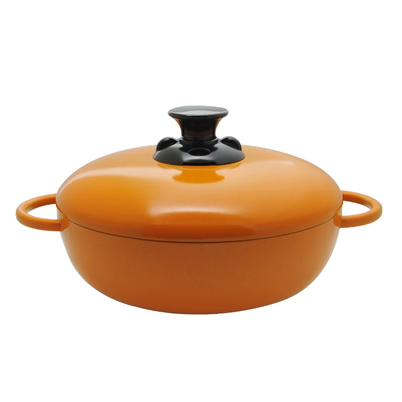 24cm Shallow Waterless Pressure non stick Cookware pot Sets casserole Die Casting Aluminum flypan
24cm Shallow Waterless Pressure non stick Cookware pot Sets casserole Die Casting Aluminum flypan