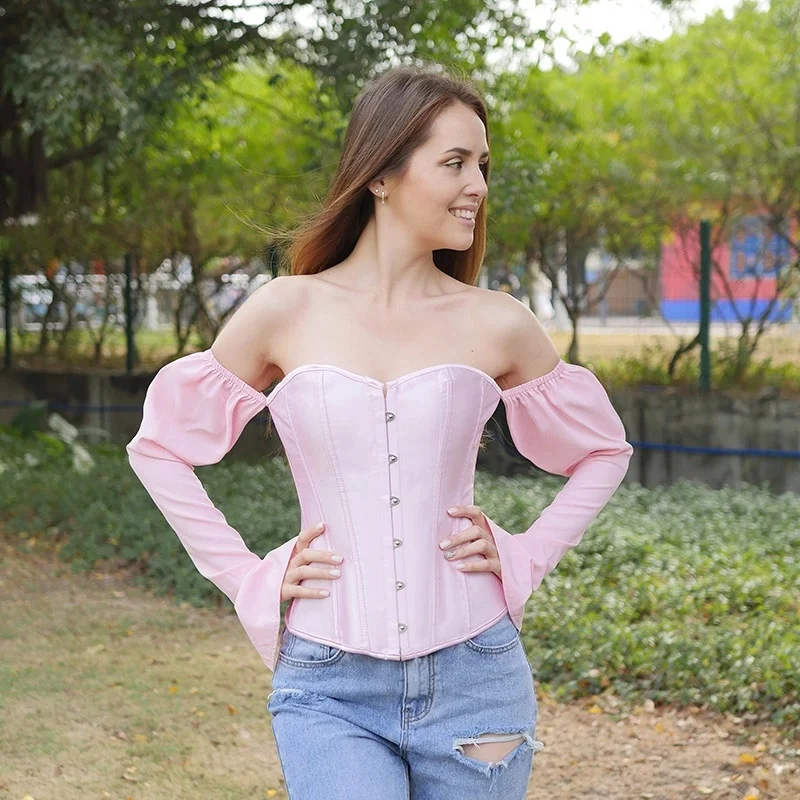 2021 Fashion Fall back Lace Up blouse smart corset top long sleeve off shoulder colombian shapewear for women
2021 Fashion Fall back Lace Up blouse smart corset top long sleeve off shoulder colombian shapewear for women