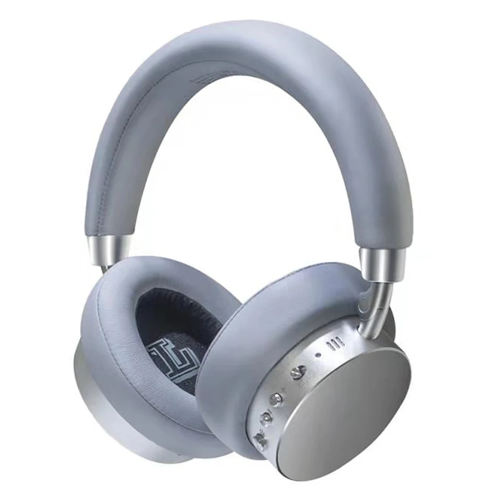 Active noise cancelling headset over-ear ANC wireless bluetooth headband headphones with microphone, Black / silver
Active noise cancelling headset over-ear ANC wireless bluetooth headband headphones with microphone, Black / silver