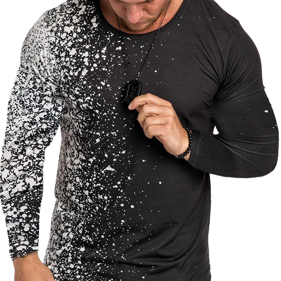 Wholesale Men's Digital Printed Dot Casual Leisure Athletic Sports Long Sleeve Shirt
Wholesale Men's Digital Printed Dot Casual Leisure Athletic Sports Long Sleeve Shirt