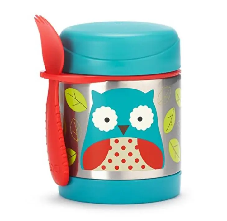 Customized Cartoon design double wall stainless steel vacuum kids food flask,kids with forks food flask for children,food jar
Customized Cartoon design double wall stainless steel vacuum kids food flask,kids with forks food flask for children,food jar