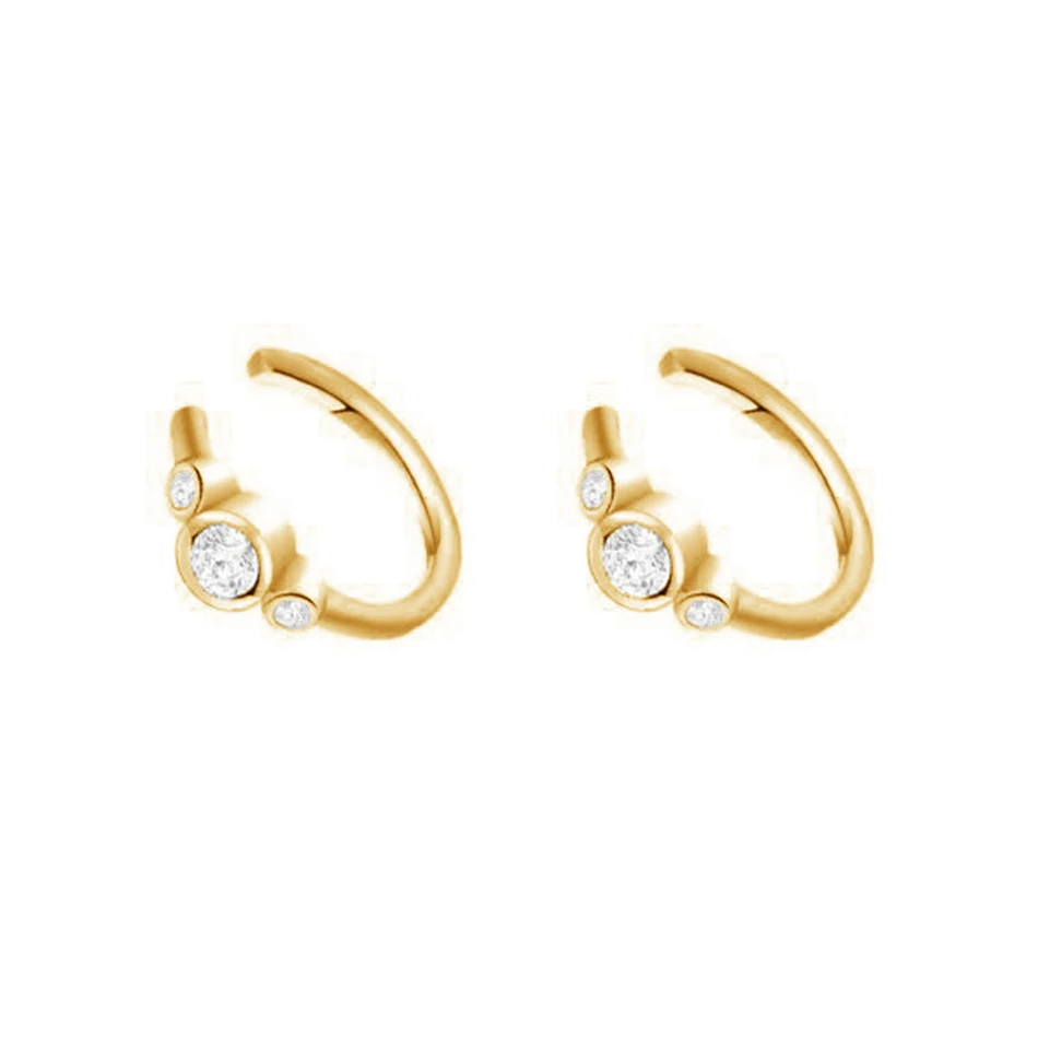 wholesale 18k gold plated fashion jewelry 925 sterling silver earrings cubic zircon ear cuff earrings for women
wholesale 18k gold plated fashion jewelry 925 sterling silver earrings cubic zircon ear cuff earrings for women