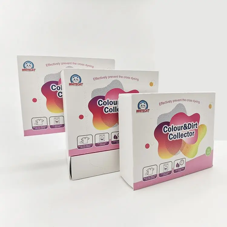 OEM factory color laundry dye fabric sheets preventing fabric dyed disposable, White
OEM factory color laundry dye fabric sheets preventing fabric dyed disposable, White