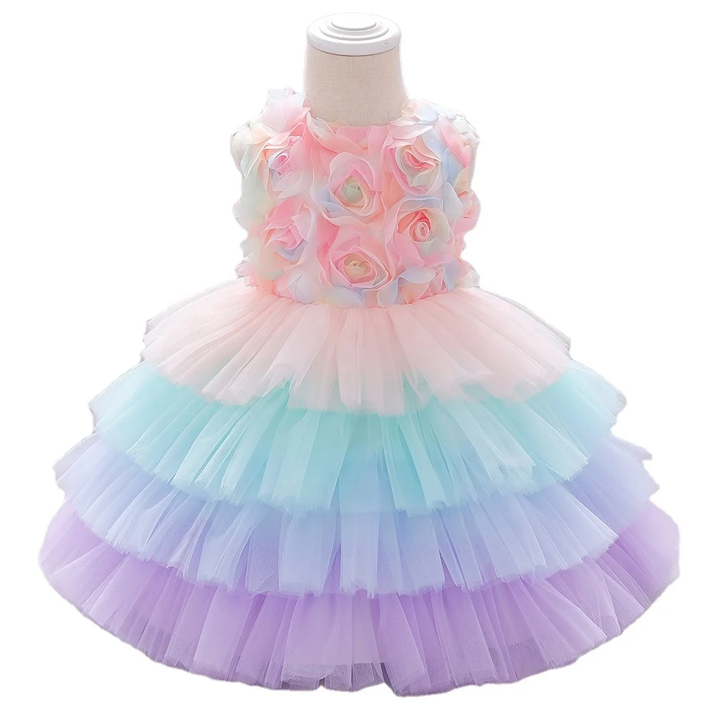In Stock Flower Child Clothing 3D Rose Party Frock For Girls 1 Year Baby Gown 2021 High Quality Children Girl Party Dress
In Stock Flower Child Clothing 3D Rose Party Frock For Girls 1 Year Baby Gown 2021 High Quality Children Girl Party Dress