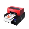 Automatic digital 6 colors a3 flatbed printer for t-shirt with white ink