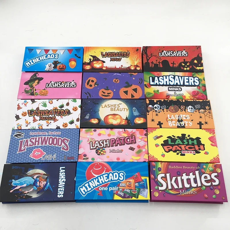 Halloween series magnetic lashes box with customized private label for strip lashes 25mm 5D eyelashes lashes wholesale vendor, As pics show
Halloween series magnetic lashes box with customized private label for strip lashes 25mm 5D eyelashes lashes wholesale vendor, As pics show