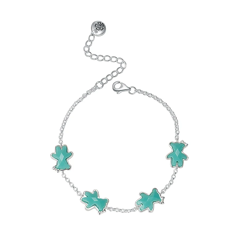 2022 new arrival 925 sterling silver bracelet bear charm fashion lady silver bracelet for women
2022 new arrival 925 sterling silver bracelet bear charm fashion lady silver bracelet for women