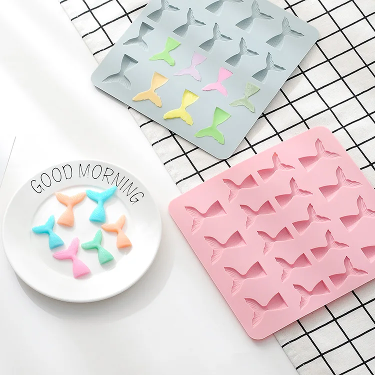 Mermaid silicone fondant mold chocolate mold