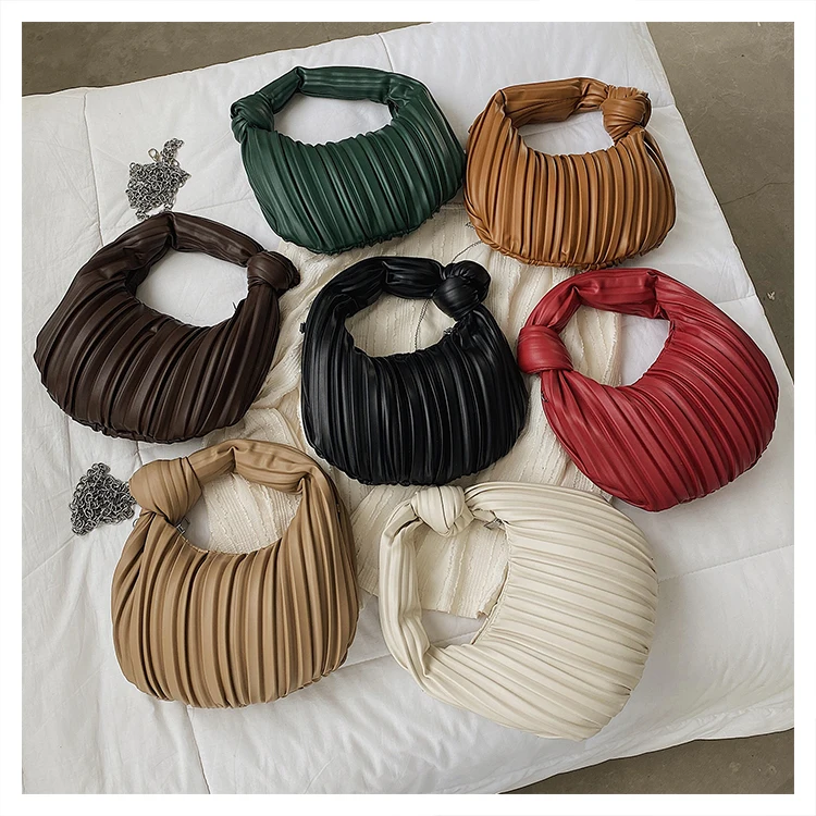 Pleated Knotted Women Messenger Bag Designer Shoulder Bags Female Fashion Dumpling Handbag Luxury Brand Soft Crossbody Purse
Pleated Knotted Women Messenger Bag Designer Shoulder Bags Female Fashion Dumpling Handbag Luxury Brand Soft Crossbody Purse