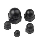 Nuts DIN1587 Plastic Nylon PCB Hexagon Domed Long Connecting Cap Nuts With High Quality