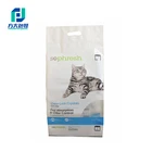15L plastic cat litter packaging bag with custom printed