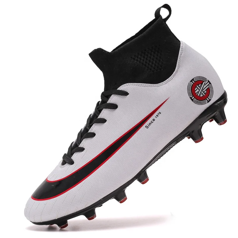High top Soccer FG Football Boots comfortable non-slip spiked football shoes fashion lawn training football shoes, Pink,blue
High top Soccer FG Football Boots comfortable non-slip spiked football shoes fashion lawn training football shoes, Pink,blue