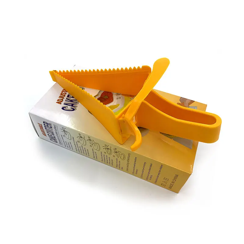 Creative Cake Cutter Kitchen Practical Cake Triangle Cutting Safety Plastic Special-Shaped Knife
Creative Cake Cutter Kitchen Practical Cake Triangle Cutting Safety Plastic Special-Shaped Knife