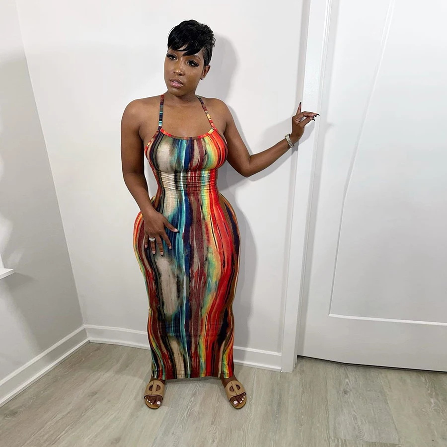 Nibber K21D02555 Newly Style Sleeveless Backless Spaghetti Strap Bodycon Elastic Sexy Club Lady Maxi Dress Women Plus Size Dress, Blue/red
Nibber K21D02555 Newly Style Sleeveless Backless Spaghetti Strap Bodycon Elastic Sexy Club Lady Maxi Dress Women Plus Size Dress, Blue/red