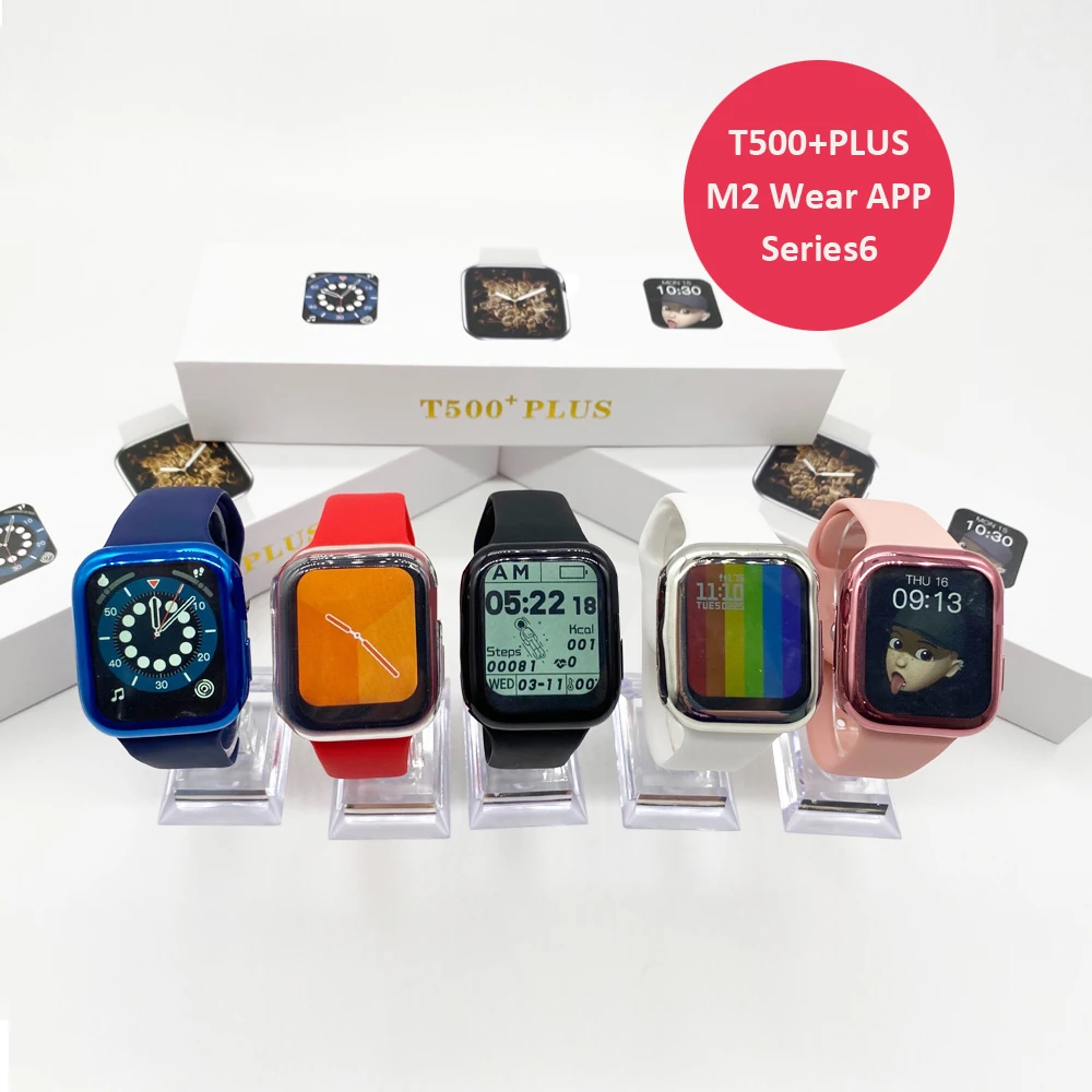 2021 new 1.75 inch full screen T500+ plus smart watch Series 6 Magnetically charged T500+PLUS M2 wear
2021 new 1.75 inch full screen T500+ plus smart watch Series 6 Magnetically charged T500+PLUS M2 wear