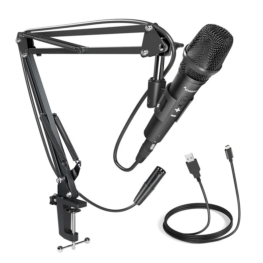MAONO High Quality Audio Recording Plug and Play Microphone With BoomArm XLR or USB Live Stream Gaming Youtube Mic Microphone
MAONO High Quality Audio Recording Plug and Play Microphone With BoomArm XLR or USB Live Stream Gaming Youtube Mic Microphone