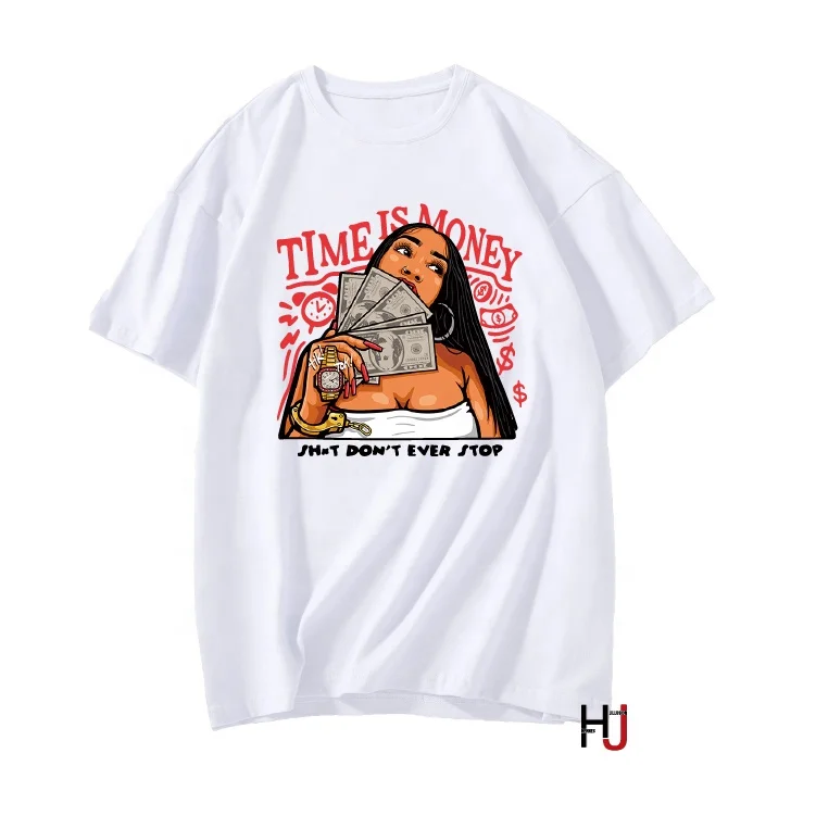 2021 Summer Hot Sale Novel Time Is Money Print Unisex Tshirt Short Sleeve Cotton Streetwear Women T shirts
2021 Summer Hot Sale Novel Time Is Money Print Unisex Tshirt Short Sleeve Cotton Streetwear Women T shirts