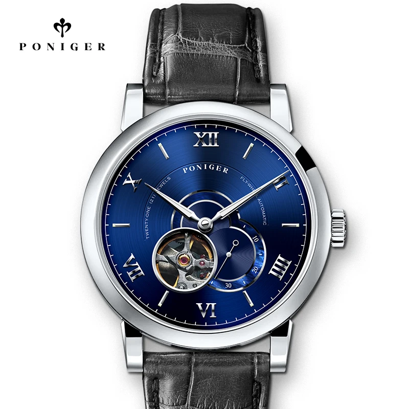 poniger automatic watch men jam automatis hand clock man luxury leather mechanical watches, 8 colors
poniger automatic watch men jam automatis hand clock man luxury leather mechanical watches, 8 colors