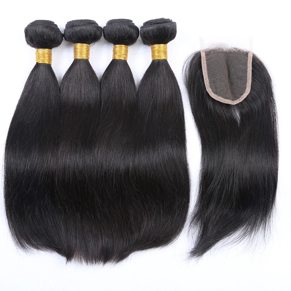 Wholesale Human Hair Extension Remy Cuticle Aligned Hair Extensions Brazilian Hair Bundles with Lace Closure, Natural black
Wholesale Human Hair Extension Remy Cuticle Aligned Hair Extensions Brazilian Hair Bundles with Lace Closure, Natural black