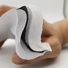 Insert changeable activated carbon pm 2.5 anti dust air particulate breathing filter for reusable cotton mouth muffle