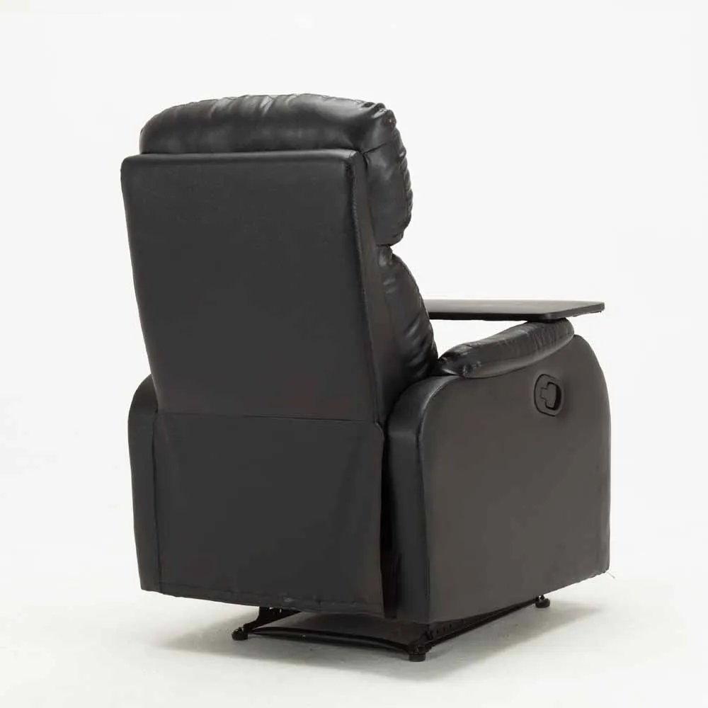 Furniture Single Modern Power Lift Electric Riser Recliner Chair with Cup Holder in Diamond Air Leather for Elderly factory