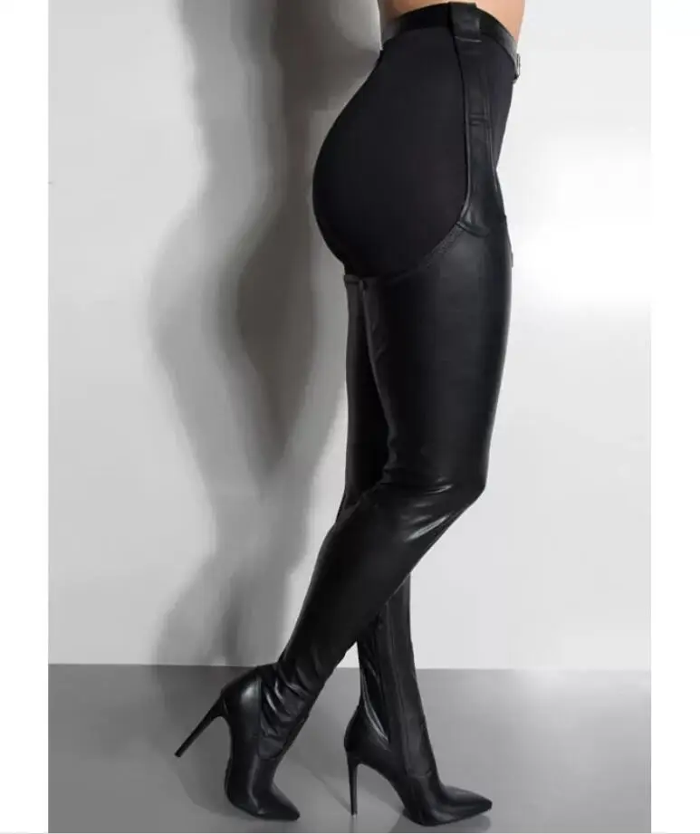 2020 women large size high heel sexy over the knee boots leather black thigh high boots
2020 women large size high heel sexy over the knee boots leather black thigh high boots