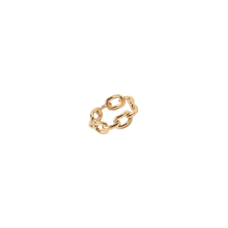 High End 18K Gold Plated Link Chain Chunky Band Rings for Women Stainless Steel Jewelry, Picture
High End 18K Gold Plated Link Chain Chunky Band Rings for Women Stainless Steel Jewelry, Picture
