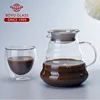 2019 hot selling Custom design borosilicate 360ml 600ml 800ml GLASS COFFEE POT