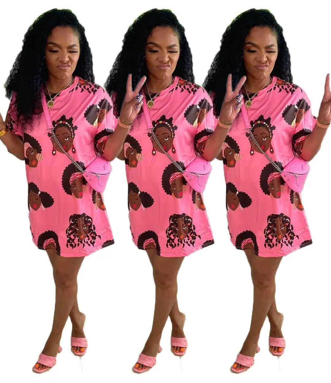 Summer 2021 fashionable graphic t shirt dress women oversized trendy graffiti dress loose fit casual dresses streetwear, 1 colors as picture
Summer 2021 fashionable graphic t shirt dress women oversized trendy graffiti dress loose fit casual dresses streetwear, 1 colors as picture