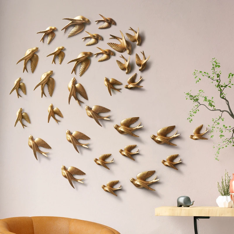 Wall decorations 3d wall sticker swallow statues wall hanging Interior TV background bird shap resin crafts home decor
Wall decorations 3d wall sticker swallow statues wall hanging Interior TV background bird shap resin crafts home decor