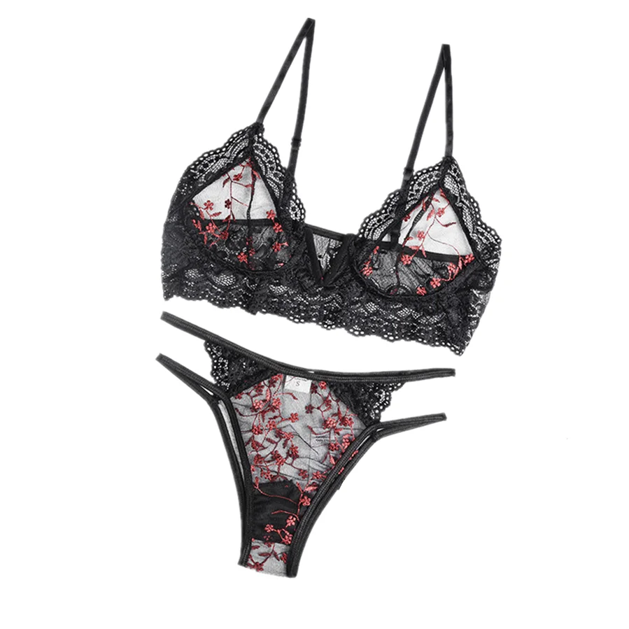 Sexy Lingerie Women's Underwear Set See Through Lingerie Set Sexy Lace Underwear Bra and Panty Set
Sexy Lingerie Women's Underwear Set See Through Lingerie Set Sexy Lace Underwear Bra and Panty Set