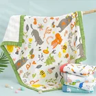 46 Designs 110x120cm 4 Layers Muslin Bamboo Cotton Sleeping Blanket Swaddle Newborn Baby Kids Children Baby Swaddling Blanket