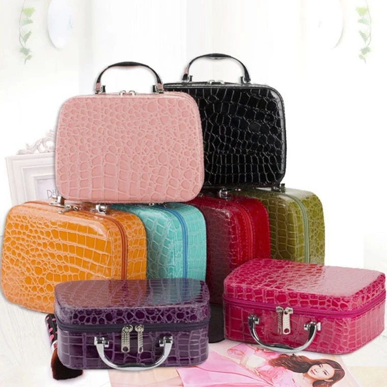 Fashion Women Cosmetic Bags Comastic Case Travel Handbag PU Leather Solid Color Organizer Makeup Bag Wash Bags Storage Case
Fashion Women Cosmetic Bags Comastic Case Travel Handbag PU Leather Solid Color Organizer Makeup Bag Wash Bags Storage Case