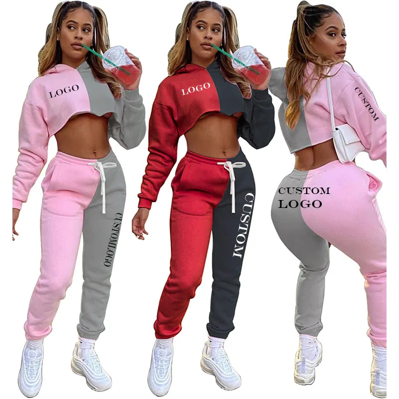 Free Shipping Fall Ladies Sports Apparel Hoodie color matching Long Sleeve Two Piece Set, Customized color
Free Shipping Fall Ladies Sports Apparel Hoodie color matching Long Sleeve Two Piece Set, Customized color